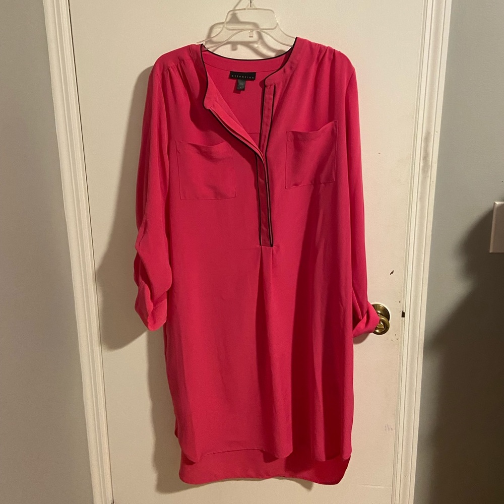 Pink Shirt Dress